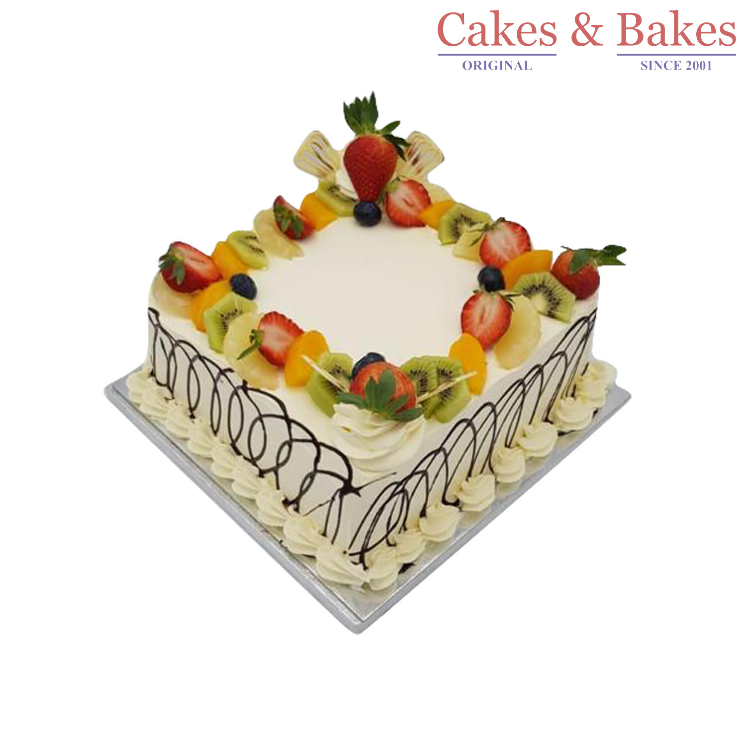 Square Full Fruits Cakes