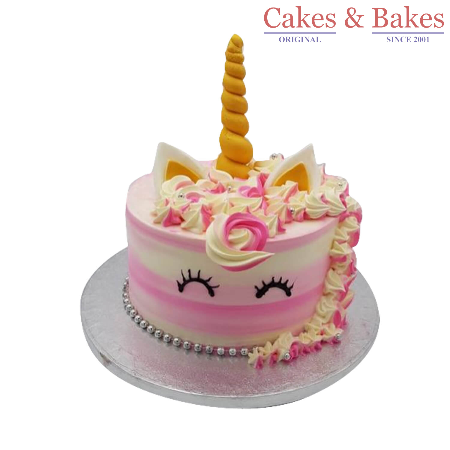 Pink Shaded Unicorn Tower Cake (WTC-100)
