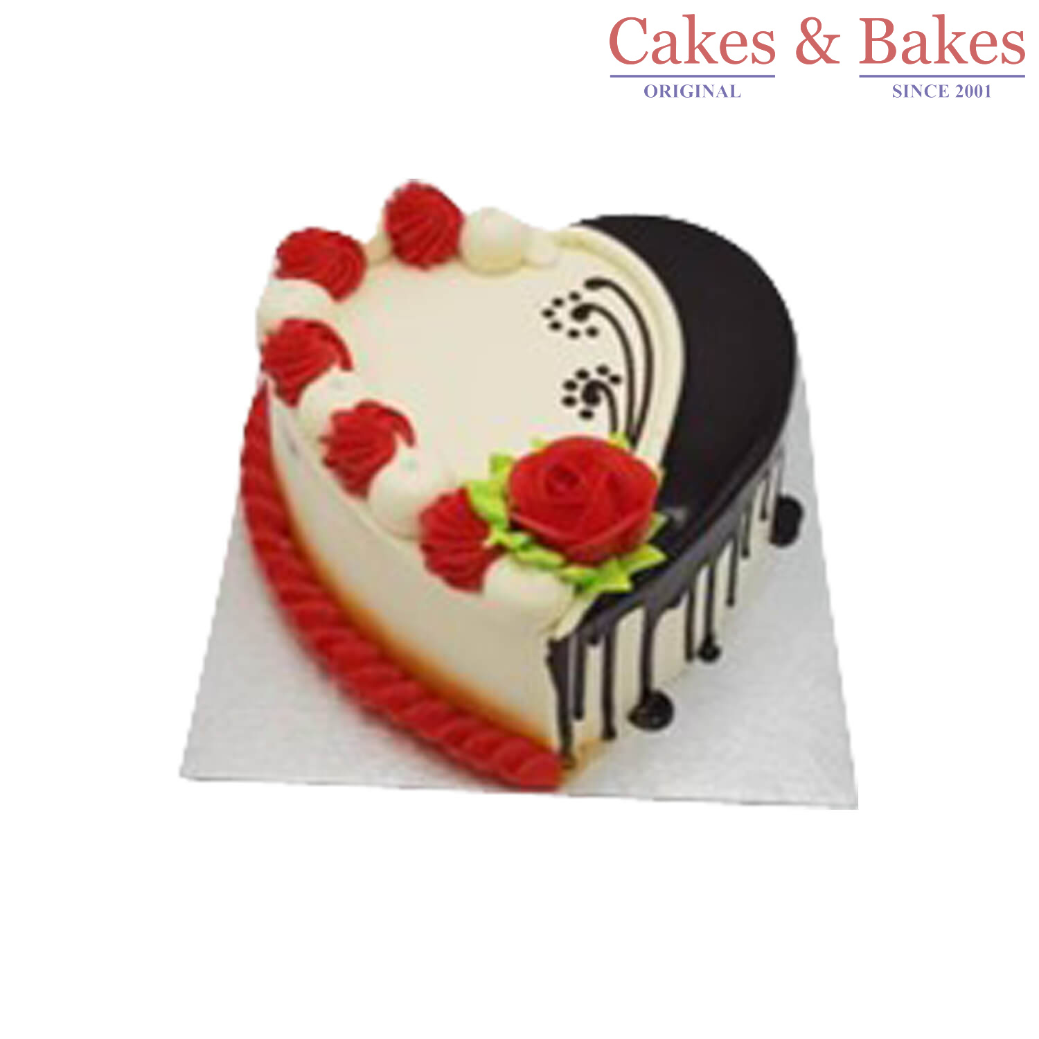 Heart Shape Squirl Cake (WHSC-010)