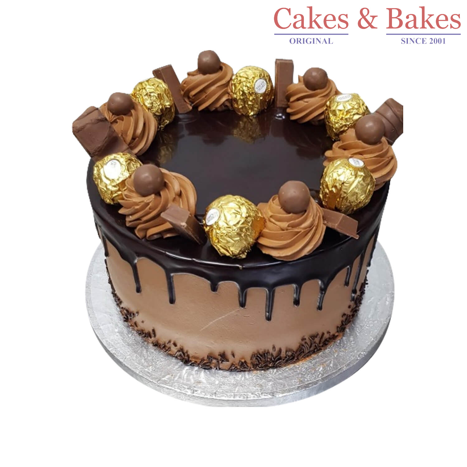 Chocolate Truffle Tower Cake (WTC-030)