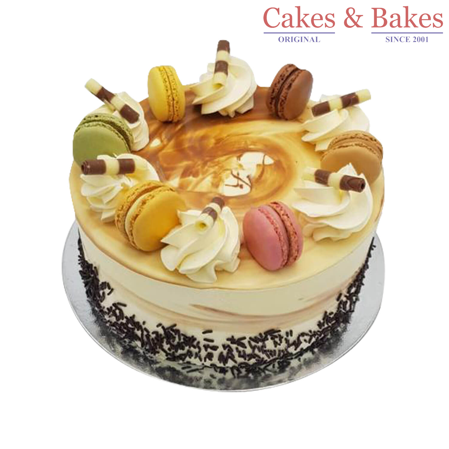 Round Macaroon Delight Cake (WRC-020)