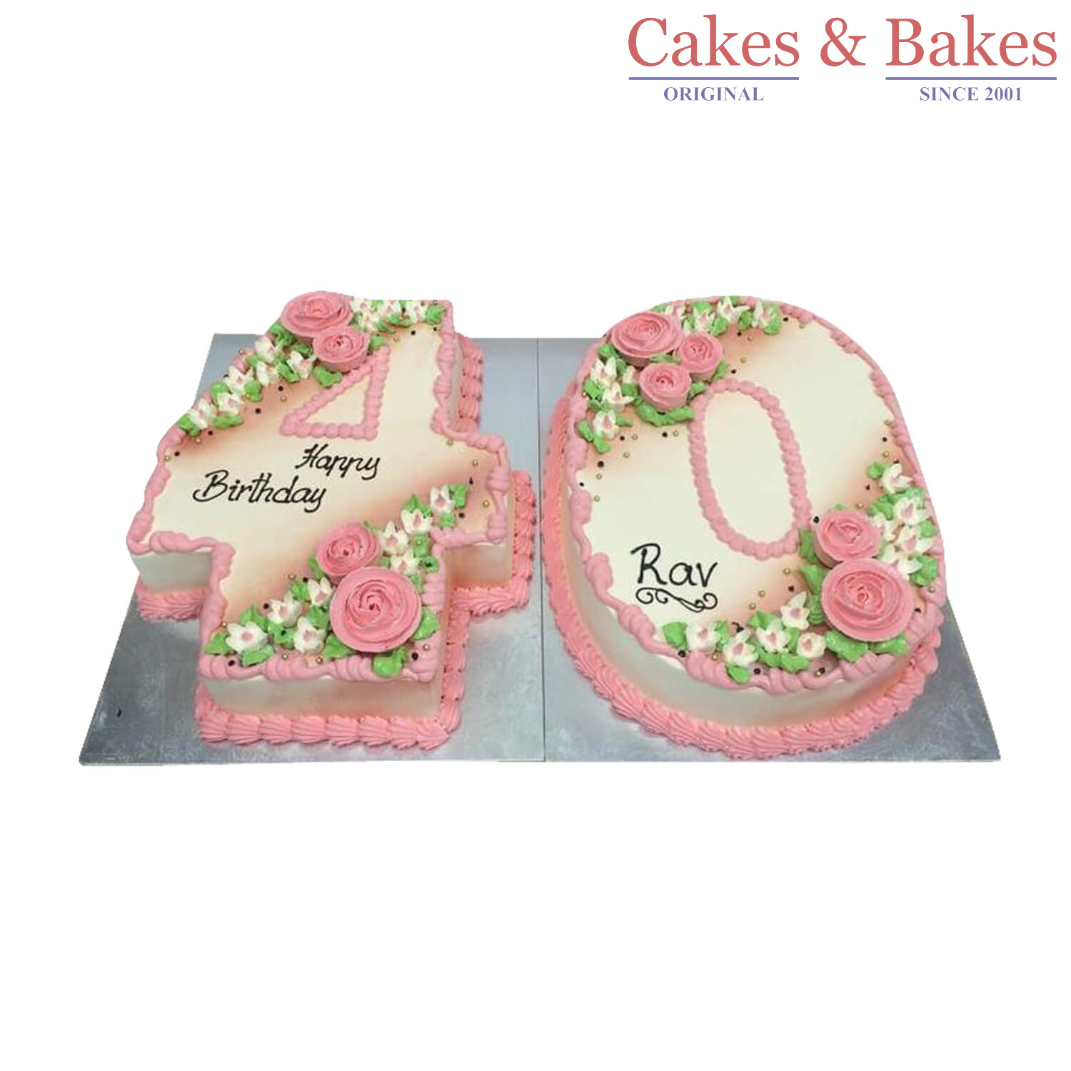Number Shape Cake-WNSC-060