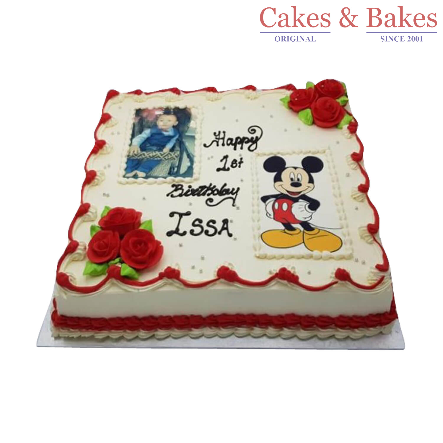 Mickey Mouse Photo Cake WPC-010