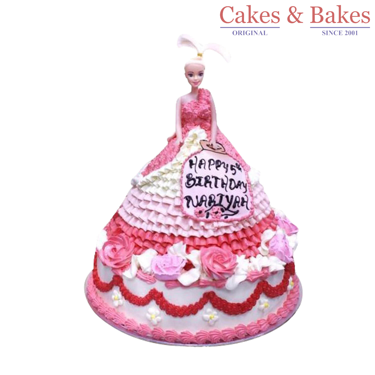 Barbie Pink Cake-WBC010