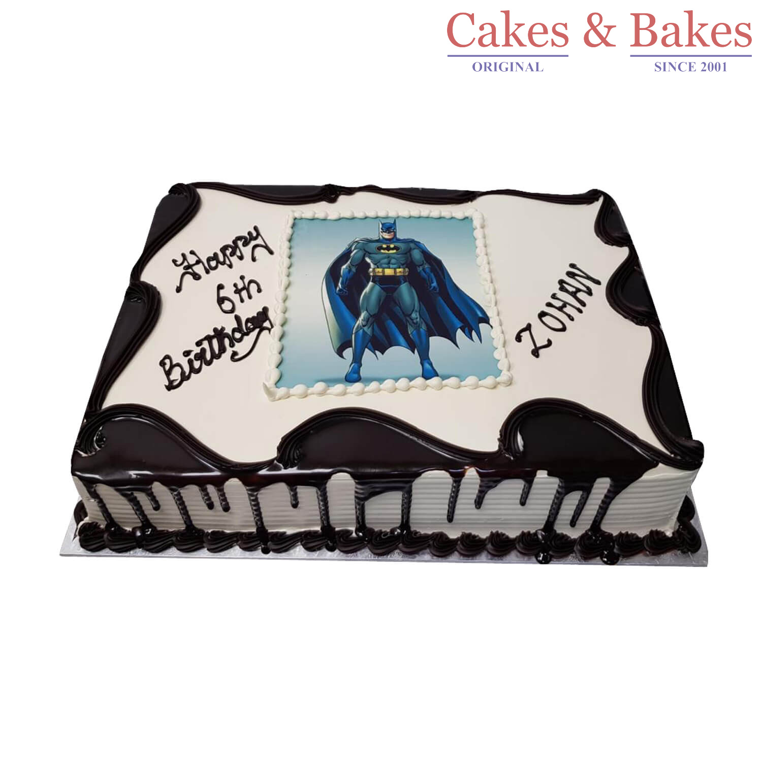 Choco Drip Square Photo cake WPC-040