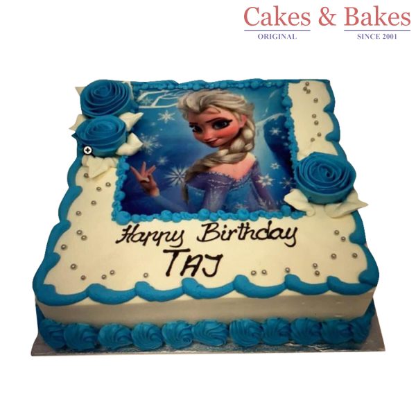 FROZEN ELSA PHOTO CAKE WPC-070